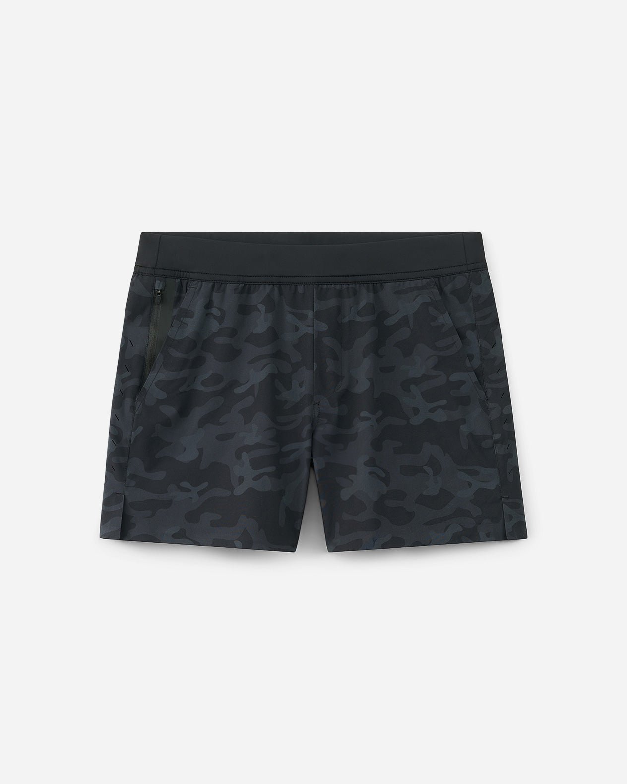 Interval Short | 5-inch Black Camo Front