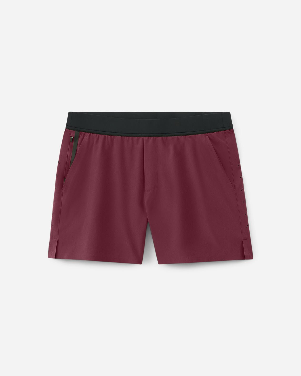 Interval Short | 5-inch Maroon Front
