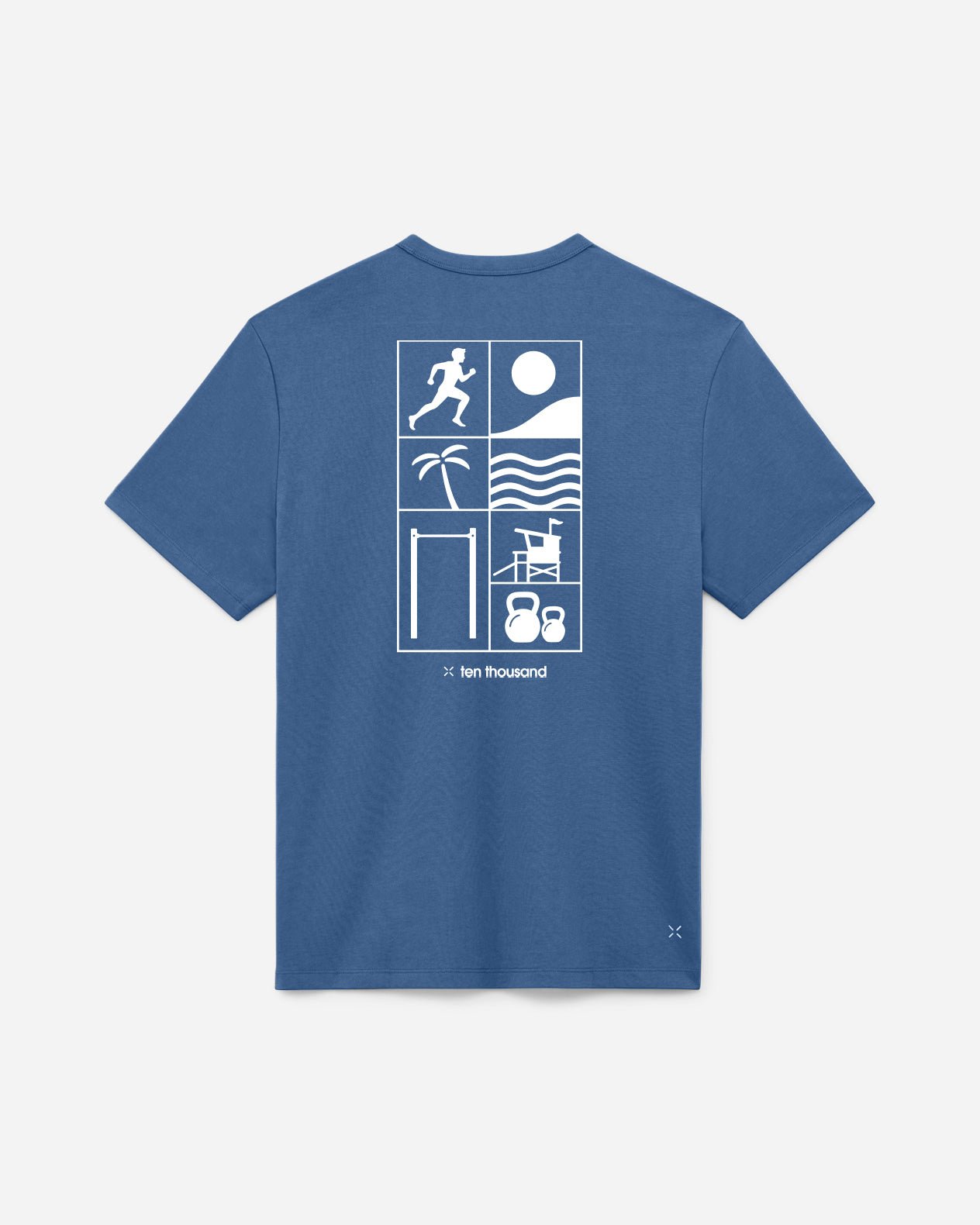 Field Tee Land / Water Blue Front