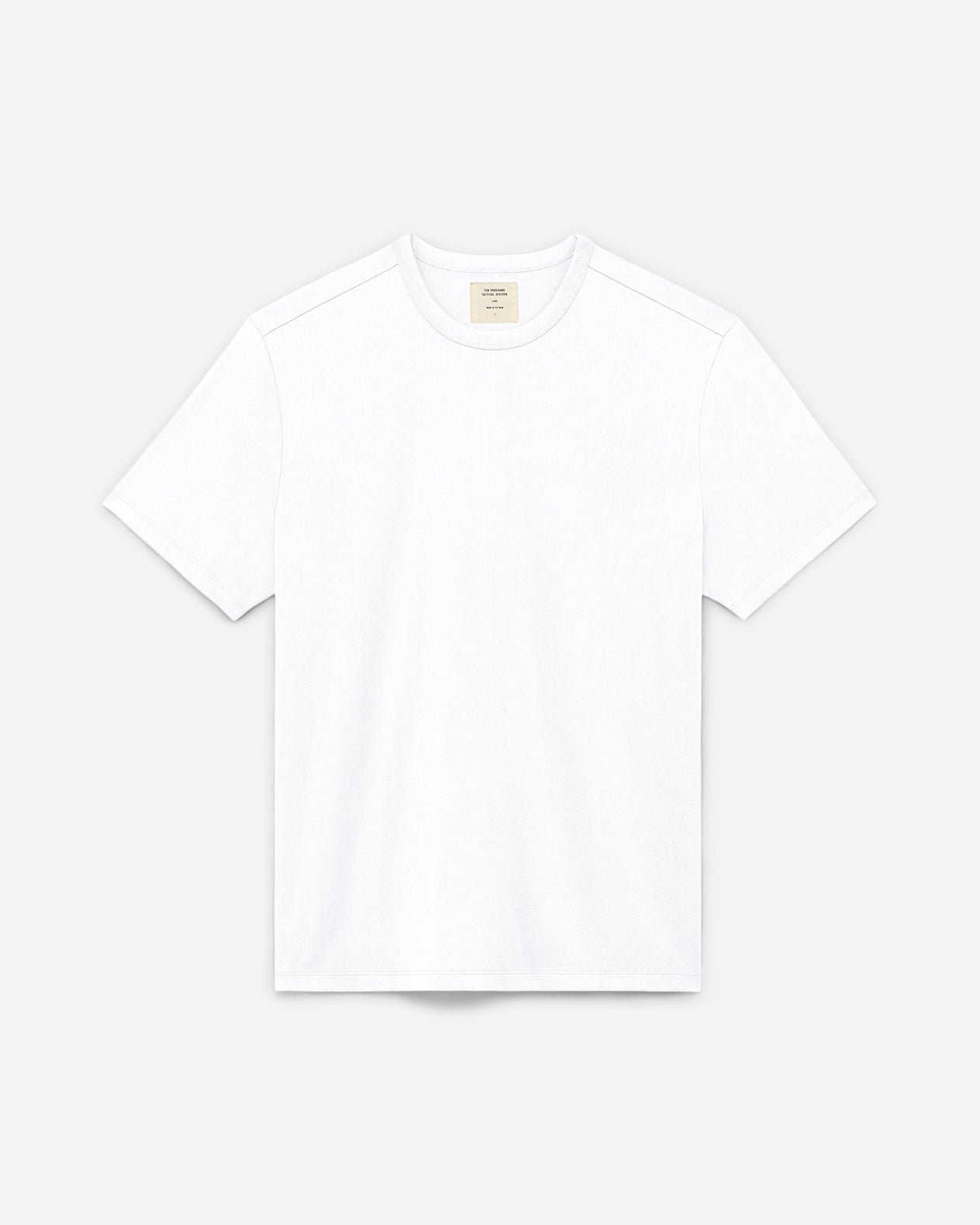 Field Tee White Front