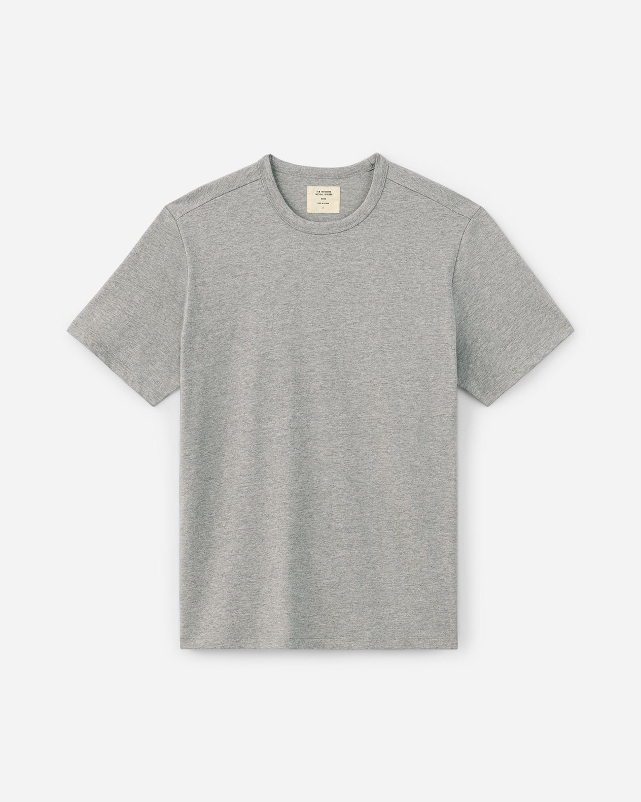 Field Tee Medium Heather Grey Front