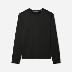 Interval Long Sleeve Shirt Black Front