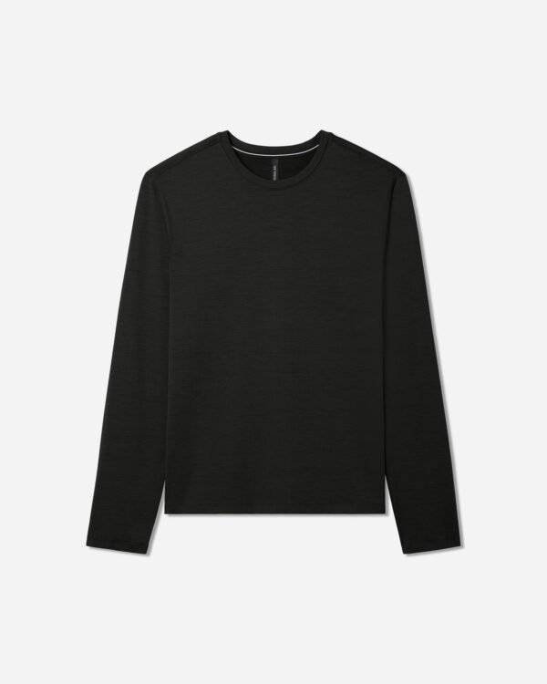 Interval Long Sleeve Shirt Black Front