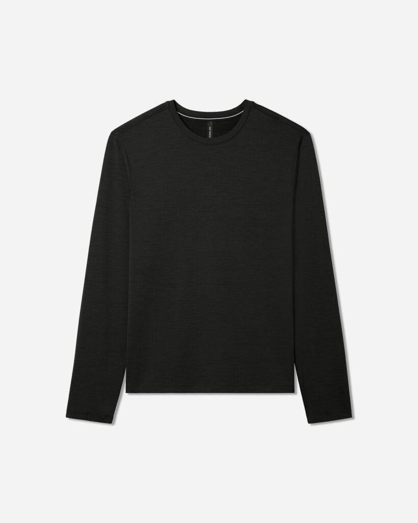 Interval Long Sleeve Shirt Black Front
