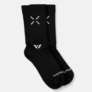 Swiftwick x Ten Thousand Sock Black Front